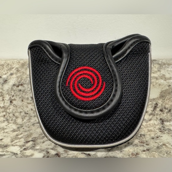 Odyssey White Hot RX Mallet Putter Head Cover Black/Red - Picture 2 of 7